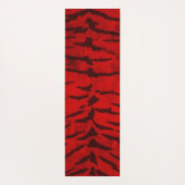 Red Tiger digitale print Yogamat (Achterkant)