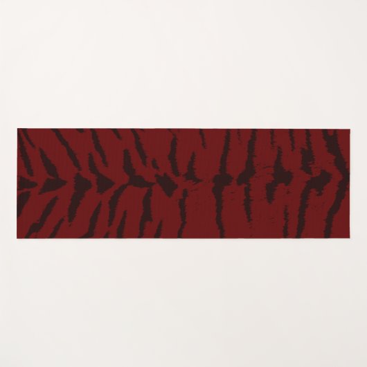 Red Tiger digitale print Yogamat (Voorkant (horizontaal))