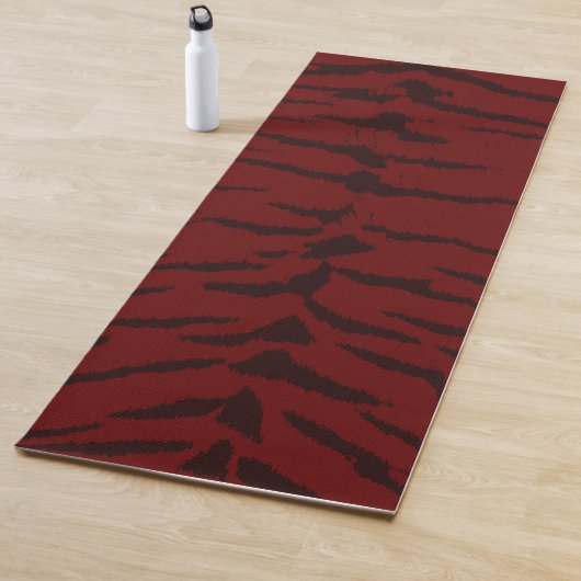 Red Tiger digitale print Yogamat (In situ)