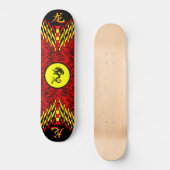 Red Tiger Dragon Skateboard (Voorkant)