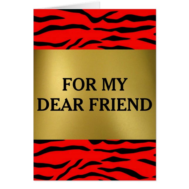 Red Tiger Pattern (Voorkant)