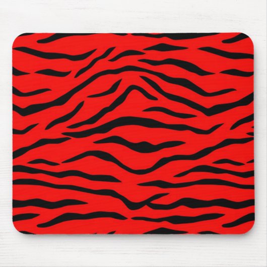 Red Tiger Pattern Muismat (Voorkant)