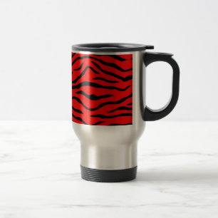 Red Tiger Pattern Reisbeker