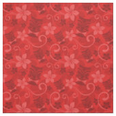 Red Tiki Mmaskers Hawaiian Stof (Swatch)