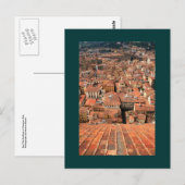 Red Tile-daken Briefkaart (Voorkant / Achterkant)