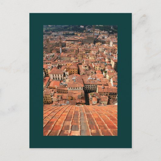 Red Tile-daken Briefkaart (Voorkant)