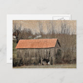 Red Tin Roof Briefkaart (Voorkant / Achterkant)