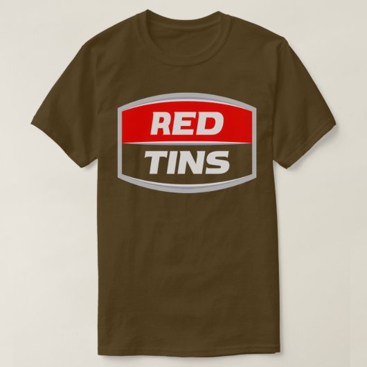 Red Tins West End BeerTShirt T-shirt (Design voorkant)
