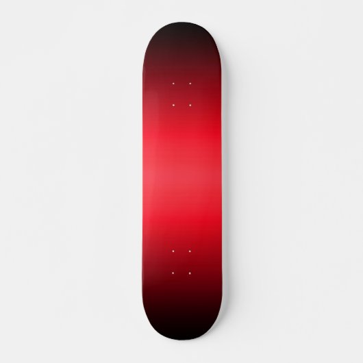 Red to Black Gradient Skateboard (Voorkant)