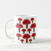 Red Toadstool Forest padroom Koffiemok (Links)