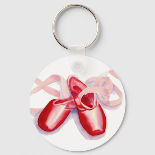 Red "Toeshoes Sleutelhanger" Sleutelhanger (Voorkant)