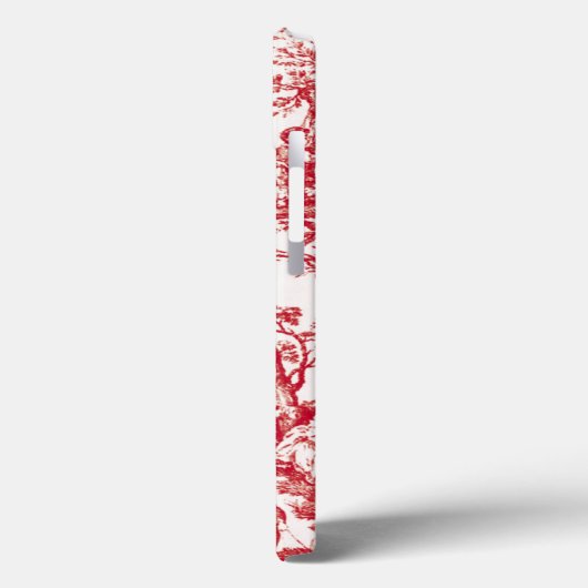 Red Toile Case-Mate iPhone Case (Achterkant / Links)