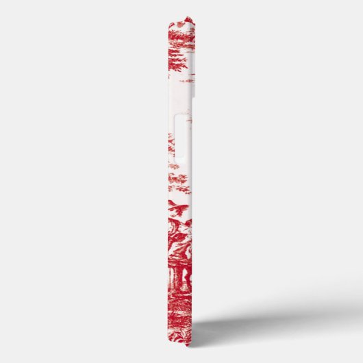 Red Toile Case-Mate iPhone Case (Achterkant / Rechts)