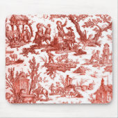 Red Toile de Jouy Muismat (Voorkant)