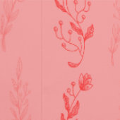 Red Toile Inspired Wallpaper Behang (Zoom)
