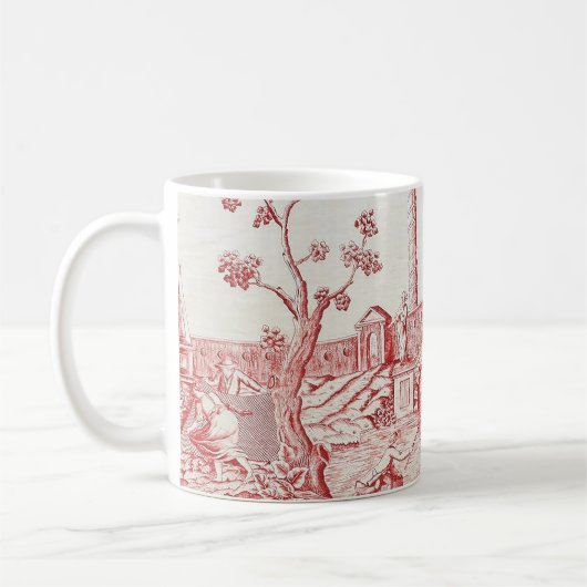 Red Toile Koffiemok (Links)