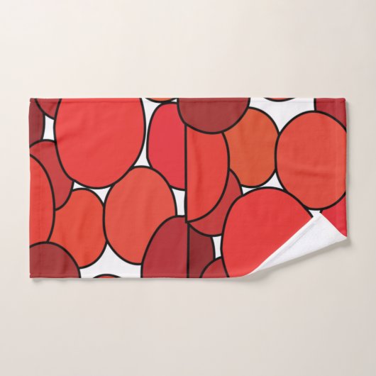 Red Tomaten Fruit Pattern Bath Towel set Bad Handdoek (Handdoek)