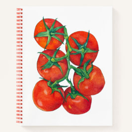 Red Tomaten Spiral notebook Notitieboek