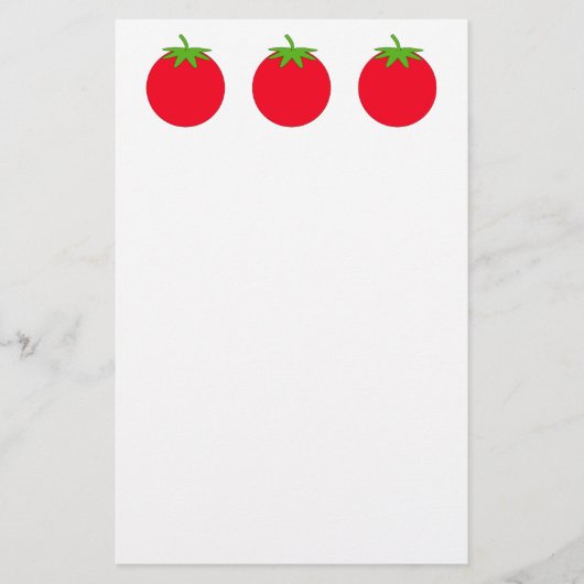 Red Tomato. Briefpapier (Voorkant)