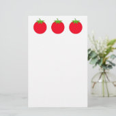 Red Tomato. Briefpapier (Staand voorkant)