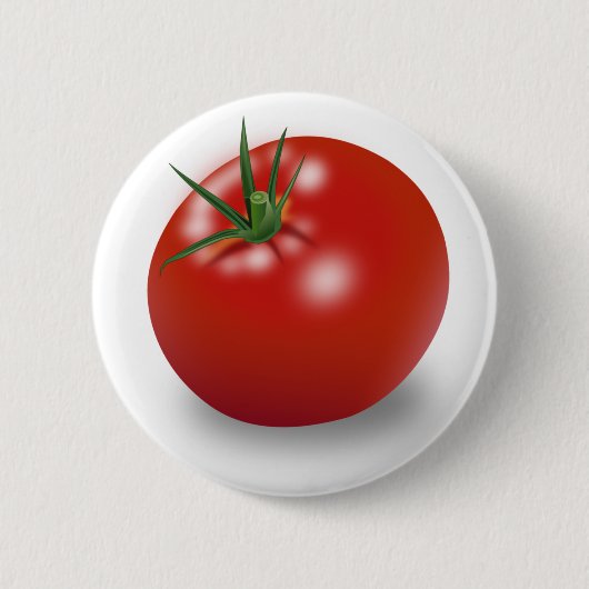 Red Tomato Design Ronde Button 5,7 Cm (Voorkant)
