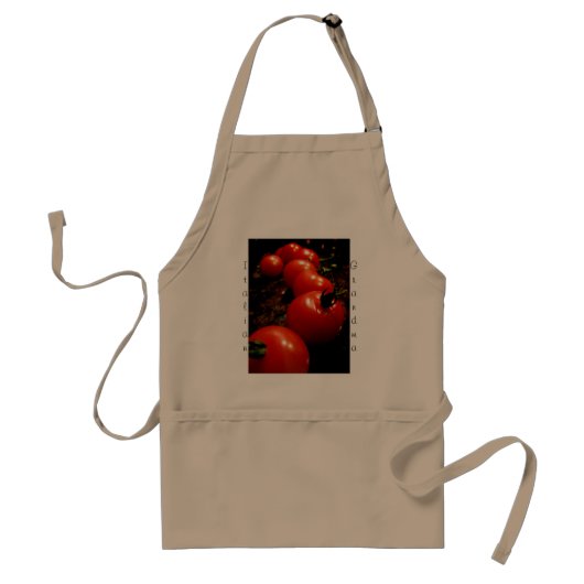 Red Tomato ITALIAN GRANDMA Apron Standaard Schort (Voorkant)