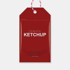  Red Tomato Ketchup Gift Label Cadeaulabel