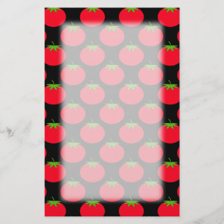 Red Tomato Pattern. Briefpapier
