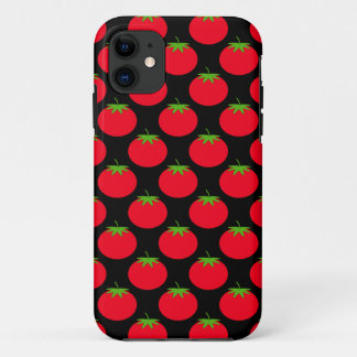 Red Tomato Pattern. iPhone 11 Hoesje