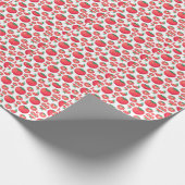 Red Tomato Pattern doet zo grappig Cadeaupapier (Hoek)