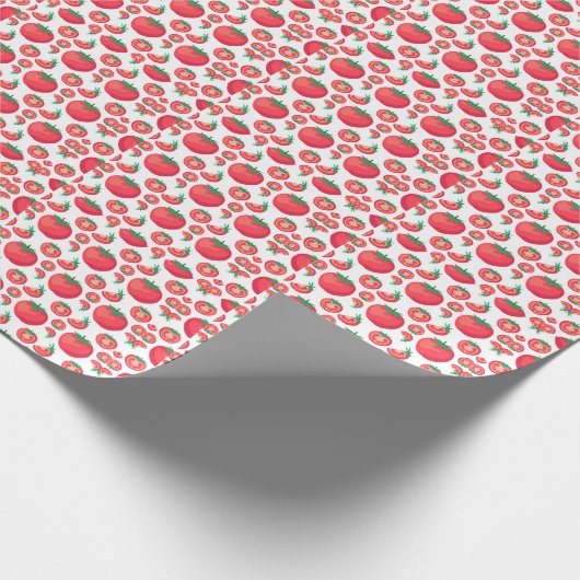 Red Tomato Pattern doet zo grappig Cadeaupapier (Hoek)