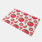 Red Tomato Pattern doet zo grappig Deurmat (Schuin)
