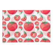 Red Tomato Pattern doet zo grappig Kussensloop (Voorkant-Rechts)