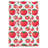 Red Tomato Pattern doet zo grappig Medium Cadeauzakje (Voorkant)