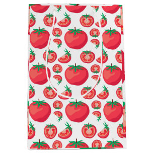 Red Tomato Pattern doet zo grappig Medium Cadeauzakje