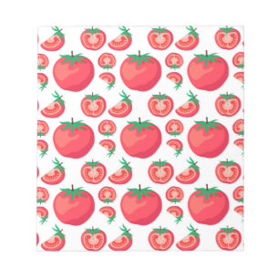 Red Tomato Pattern doet zo grappig Notitieblok