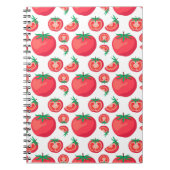 Red Tomato Pattern doet zo grappig Notitieboek (Voorkant)