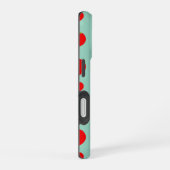 Red Tomato Pattern iPhone 16 Hoesje (Rechterkant)