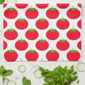 Red Tomato Pattern. Theedoek (Gevouwen)