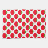 Red Tomato Pattern. Theedoek (Horizontaal)