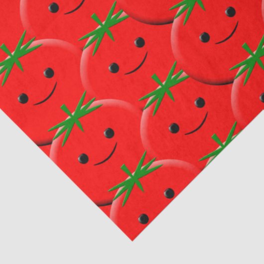 Red Tomato Pattern Tissuepapier (Detail)