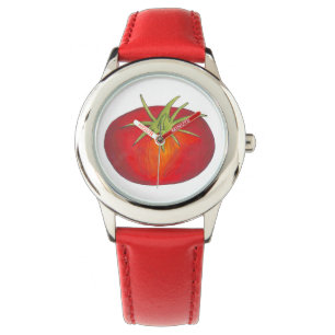 Red Tomato Tomaten Vegetable Veggie Foodie Watch Horloge