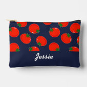 Red tomatoen on blue etui (Voorkant)