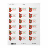 Red Tomatoes Keuken behoudt label (Full Sheet)