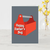 Red Toolbox Happy Vaderdag Kaart (Gele Bloem)