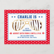 Red TopOne gevechtsvliegtuig thema eerste verjaard