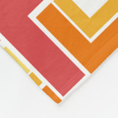 Red Topsy Turvy Fleece Deken (Hoek)