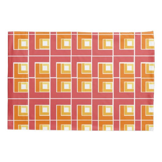 Red Topsy Turvy Kussensloop (Achterkant)