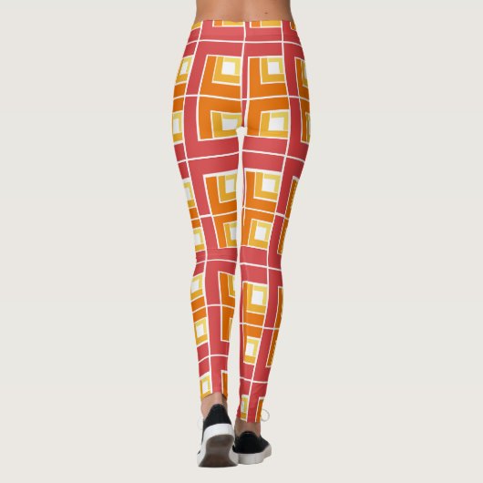 Red Topsy Turvy Leggings (Achterkant)