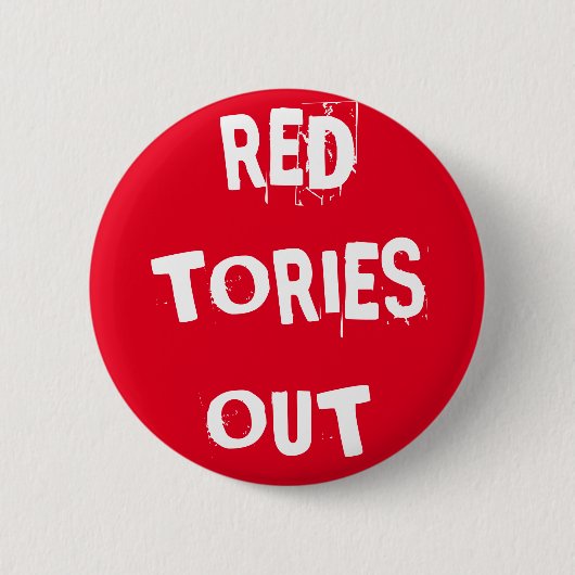 Red Tories uit Ronde Button 5,7 Cm (Voorkant)